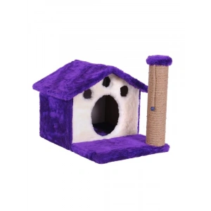 Mor Renkli Kedi Tırmalama Eşyası
