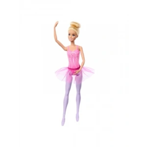 Mor Tütü Giyen Sarışın Balerin Figürü