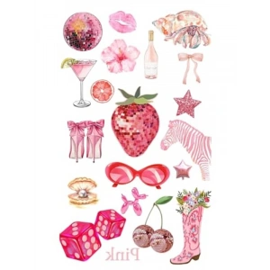 Motor Temalı Laptop Tablet Telefon Ajanda Sticker, Renkli Etiketler