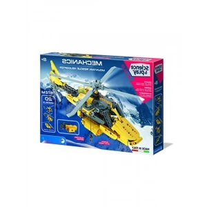Motorlu Kurtarma Helikopteri Yapım Seti ile Mekanik Keşif