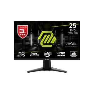 Msı 24.5 Mag 255F E20 1920X1080 (Fhd) 16:9 Flat Rapıd IPS 200HZ 0.5ms (Gtg) Freesync Premıum Gamıng Monıtor