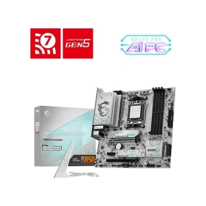 Msı MB B850M Gamıng Plus Wıfı Am5 Ddr5 8200MHZ(OC) HDMI Dp 2x M.2 USB 10GBS 5g Lan Wı-Fı 7 Matx