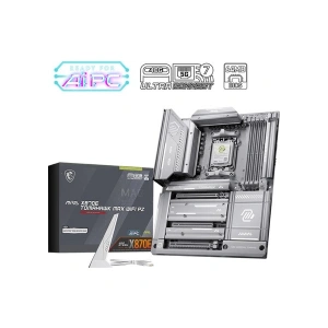 MSI Msı Mag X870E Tomahawk Max Wıfı Pz Am5 Ddr5 8400MHZ(OC) Usb4 4x M.2 Hdmı 2x Dp 40 Gbps 5g Lan Wıfı 7 Rgb Atx