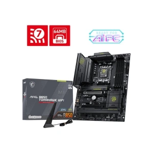 MSI Msı MB Mag B850 Tomahawk Wıfı Am5 Ddr5 8200MHZ(OC) HDMI 3x M.2 USB 20GBS 5g Lan Wı-Fı 7 Atx