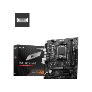MSI PRO B650M-B AM5 DDR5 6800MHZ(OC) HDMI VGA M.2 USB3.2 2.5G LAN mATX