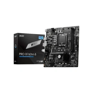 MSI Pro B760M-B DDR4 4800Mhz (OC) M.2 1700p mATX Anakart