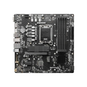 MSI PRO B760M-P SOKET 1700 DDR5 6800(OC) PCI-E ,M.2 USB3.2 HDMI,DP,VGA 1x 1G LAN mATX Anakart