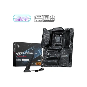 Msı X870E Gamıng Plus Wıfı Am5 Ddr5 8200MHZ(OC) 3x M.2 USB 40GBPS HDMI Dp 5g Lan Wıfı 7 Rgb Atx