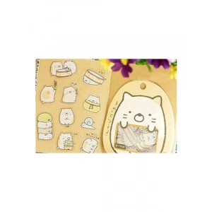 Neko Temalı 50 Adet Sticker Seti - Sumikko Gurashi