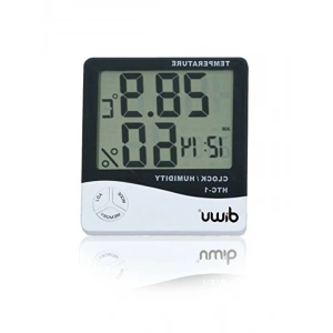 Nem Ölçer ve Termometre, Saatli ve Kullanımı Kolay