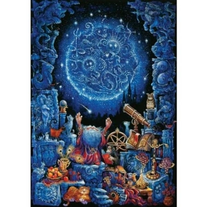 Neon Astroloji Temalı 1000 Parça Puzzle, Eğlenceli Zihinsel Gelişim İçin