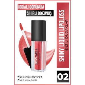 New Well Shiny Liquid Lipstick - 02