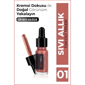 New Well Sıvı Allık Pembe Kremsi Doku Sedefli Bitiş