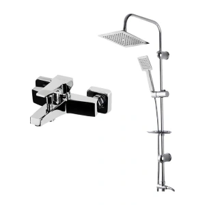Newarc Aqua Krom Banyo Bataryası ve Sky Duş Ünitesi 2li Set 941511-440453
