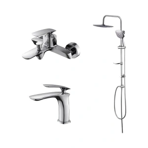 Newarc Slim Lavabo,banyo Bataryası,duş Ünitesi Set 121521-121511-121530