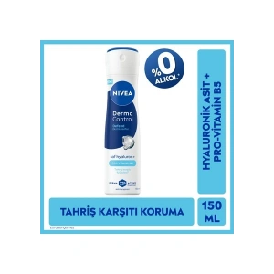 Nivea Kadın Sprey Deodorant Derma Control Defend 150 Ml,tahriş Karşıtı,alkolsüz,Hyaluron,Pro Vitamin B5