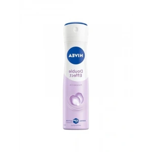 NIVEA Kadın Sprey Deodorant Double Effect 150ml, 72 Saat Anti-perspirant Koruma, Alkolsüz, Pürüzsüz Cilt, Doğal Avokado Özleri