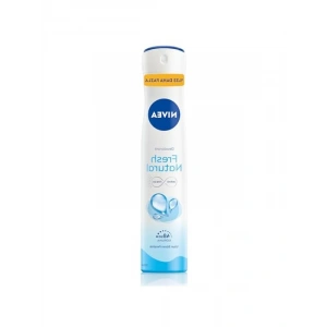 NIVEA Kadın Sprey Deodorant Fresh Natural Ter ve Ter Kokusuna Karşı 48 Saat Deodorant Koruması 200ml
