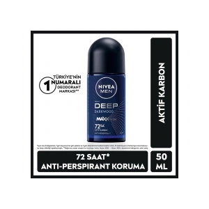 Nivea Men Deep Dimension Erkek Deodorant Roll-On 50 ml