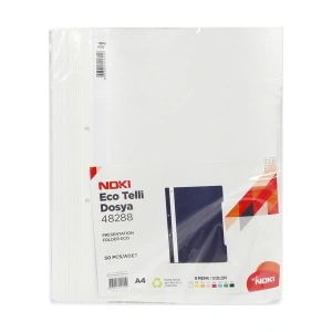 Noki A4 Telli Dosya Beyaz 48288 ( 50 Adet )