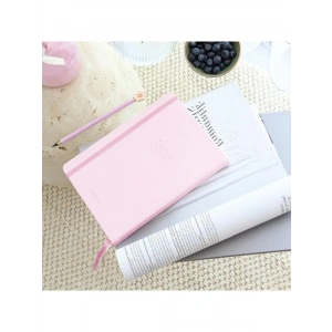 Noktalı A5 Bullet Journal Defteri, 140 gr, 80 Yaprak, Cotton Candy Renk