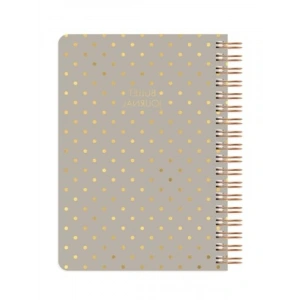 Noktalı Bullet Journal Pro Defter, Kum Renk, 17x24cm