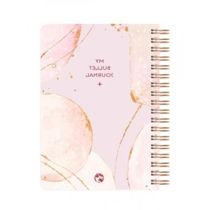 Noktalı Bullet Journal Pro Defter - Rose Gold, 17x24 cm