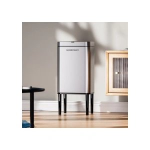 Norrheim Stellaris 20 Litre Inox Paslanmaz Çelik - Ir Sensör - Kaymaz Ayaklık - Şarj Edilebilir - Ipx5 Suya ve Toza Dayanıklı Iskandinav Premium Tasarım Çöp Kovası