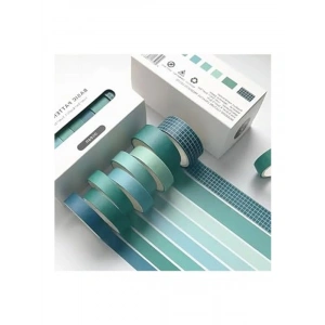 Ocean Temalı 8 Renkli Washi Bant • Sticky Note