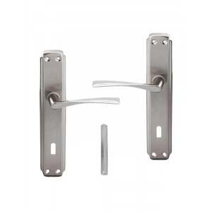 Oda Kapı Kolu Seti - 5 Takım, İnox Aynalı