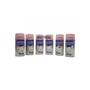 Oda Kokusu Spreyi, 320 ml X 6 Paket ile Makinaya Uyumlu Kullanım