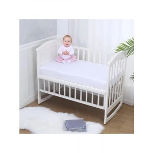 Oeko-tex Sertifikalı %100 Pamuk Bebek Çarşafı, Beyaz