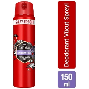 Old Spice Night Panther Erkek Sprey Vücut Deodorantı 150 ml