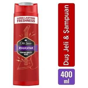 Old Spice Rockstar Erkek Duş Jeli ve Şampuan 400 ml