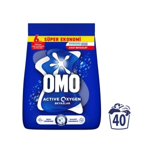 OMO Active Oxygen Beyaz Çamaşırlar İçin Toz Deterjanı 6 KG