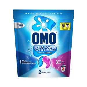 Omo Ultra Power Kapsül Çamaşır Deterjanı 26 Yıkama