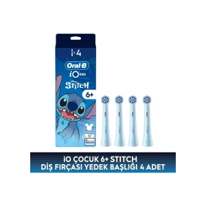 Oral-B Io Çocuk 6+ Stitch Diş Fırçası Yedek Başlığı 4 Adet