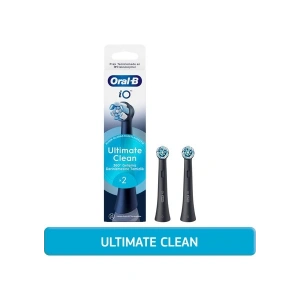 Oral-B iO Ultimate Clean Siyah Diş Fırçası Yedek Başlığı 2 Adet