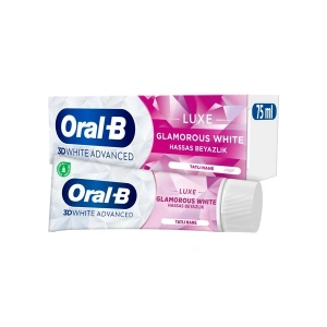 Oral-B Pro 3D White Advanced Luxe Glamorous White Diş Macunu 75 ml Nane Aromalı Beyazlatıcı