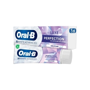 Oral-B Pro 3D White Advanced Luxe Perfection Nane Aromalı Diş Macunu 75 ml Florürlü Özellikli