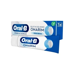 Oral-B Pro-Science Diş Eti ve Diş Minesi Onarım Ferah Beyaz Diş Macunu 75ml