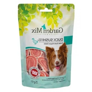 Ördekli sushi köpek ödülü, 75 gram, lezzetli atıştırmalık