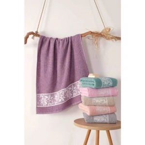 Organik Pamuklu Havlu Seti, 6 Adet 50x90 cm Boyutunda