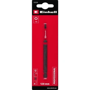 Orijinal Einhell Çift Torsiyonlu Darbeli Bit, 120 mm, T10 (S2 Çelik, Yüksek Dayanıklılık, Çift Torsiyon Etkisi, Kırmızı Renk Halkası, E 6.3 Sap) - 49132230