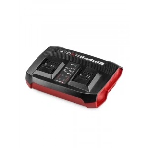 Orijinal Einhell şarj cihazı Power X-change çift şarj cihazı 4 Ah Power X-Change (18 V, 2 x 18 V akülerin eş zamanlı şarj edilmesi, sürekli akü izleme, şarj yönetim sistemi, Yenileme modu)