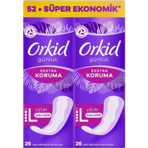 Orkid Günlük Ped Extra Koruma Uzun 52 Adet Ped