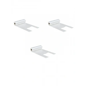 Orta Boy Şeffaf Tek Kullanımlık Market Poşet - 200 Adetlik 3 Rulo