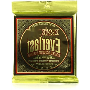 Orta Hafif Kaplamalı Akustik Gitar Telleri - Ölçü 12-54