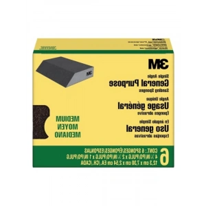 Orta Kumlu Zımpara Süngeri, 6lı Paket