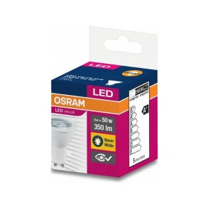 Osram Led Value 4.5W Sarı Işık GU10 Duy LED Ampul 2700K Renk Sıcaklığı 350 lm